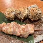 Gohan-ya Nagito - つくね塩200円
                      せせり塩200円