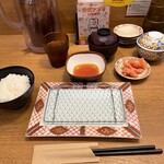 Hakata Tempura Yamaya Jr Kawasaki Tower Store - ご飯、天汁、明太子