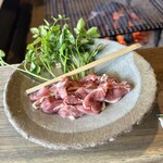 Jidori Yaki Fukase - ①やきとり定食2200円のやきとり(塩)