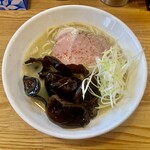 麺や 一想 - 濃昆鶏白湯・塩＋きくらげ 1000円