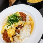 松のや - 《中華風あんかけロースカツ丼》（大盛）税込￥690❣（大盛だから少し高かったかも❔レシート無くした…(T_T)）