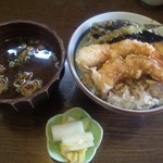 天ぷら かわ清 - １日８食限定ワンコイン天丼はお得で美味しいです