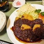 Grill Kuishinbo Kita Ten - 味噌ヒレカツ定食１３７０円