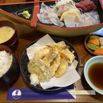 寿し魚処・網代 - 天刺定食＝1540円