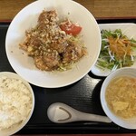 チャイニーズバル ゆずのたね - ユーリンチー定食