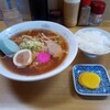 Mongolian En - 醤油ラーメン600円と小ライス165円