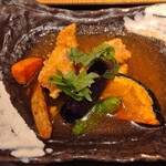 Okamado Meshi Torafuku Lalaport Tachikawa Tachitobi Ten - 彩り野菜と魚