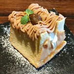 Machiya Bonsai Cafe Kotonoha - シフォンケーキモンブラン