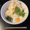 Menya Sakura - 「鶏天冷やしとろろ」の大盛り。麺はダブルです。丼の大きいこと！