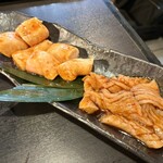 Sumiyakiniku Ishidaya. Toa Road - 上ミノ 1080円 & マルチョウ780円