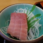 Teuchi Soba Maruka - 定食マグロ刺身