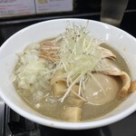 Niboshi Chuka Soba Nojiji R Abiko Ten - 限定の手羽白湯ver煮卵玉ねぎトッピング