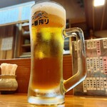 Kozakana Ryori Tomisuke - キリン一番搾りの生ビールで乾杯♪(*^^)o∀*∀o(^^*)♪