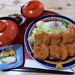 Chikuba Tei - 串カツ定食