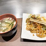 Okonomiyaki Teppanyaki 88 Haneda Eapotogadenten - 写真撮る前に取り分けちゃったw