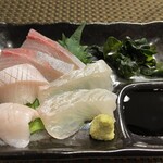 佳肴ながつき - かんぱちとヒラメ