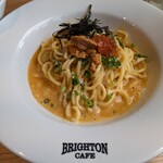 Brighton Cafe Renjaku Ten - 雲丹といくらの濃厚クリームパスタ