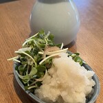 手打蕎麦 椋庵 - おろし蕎麦の薬味