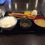 Sapporo Nijou Ichiba Ooiso - サーモンハラス定食