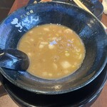 Dashi Ramen Kinzan Towada Ten - スープ残り