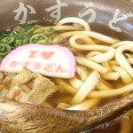 焼肉かすうどん 龍の巣 - 名物かすうどん880円税込