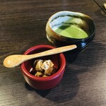 日本料理 馳惣 - 黒糖アイス　お抹茶