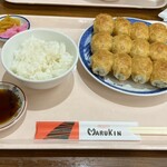 丸金餃子 - 料理写真:餃子ライス 1.5人前  ¥1,070