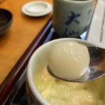 Sushi Daisen - 茶碗蒸しに小餅が・・