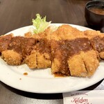 キッチンぽっと - ジャンボチキンカツ　めちゃめちゃ大きいです