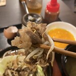 大衆食堂 うっちゃり - 肉は甘めの味付け