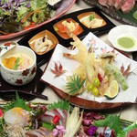 Private rooms Yakitori Sakedokoro Kohane ~Hanare~ - おもてなし4500円鮮魚豪華盛りコース