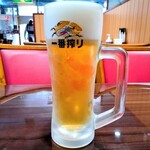 エスニック料理 GITA - さくらデラックススペシャルセットの生ビール