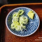 手打ちそば竹家 - 薬味