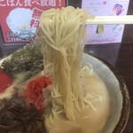 仙台とんこつラーメン 一番堂 - 細ストレート麺、美味い