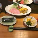 Aoki Ryokan Honkan - ハムと厚焼き玉子、焼きのり