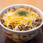 Sukiya Katsushika Kameari Icchome Ten - 2024.4 とろ〜り3種のチーズ牛丼特盛（970円）