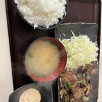 Asagaya Dining Kitchen - 朝採りレバー2倍盛り定食