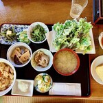 Pension Hanano Ya - 山菜定食（税込1,400円）