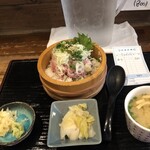 Sakana Aotenjo - 葱トロ丼