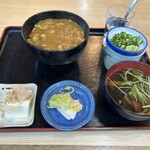 Asahi - 最初はカレー丼セットが運ばれます♪