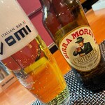 ITALIAN BAR OMI - モレッティ！軽い感じで食事に合う！