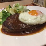 ガスト - 2016/11/28 目玉焼きハンバーグランチ