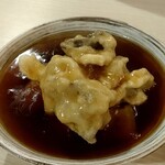 Ryoriya Nasubi - 米茄子べっこうあんかけ舞茸天のせ　880円