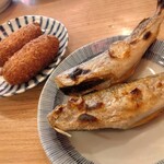 Banpai ya Nogata Ten - カレー揚げ、氷下魚