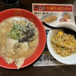 Rokuno Ie Daikoku - ⭐︎六白ラーメンとミニ焼きめし