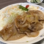 Rara no Yu - 生姜焼き定食1,100円