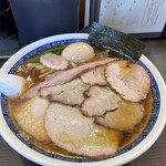 白河中華そば えん - ワンタンチャーシュー麺　大盛り