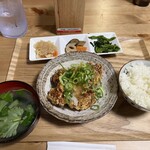 ふゆゆ食堂 - 唐揚げおろしポン酢（定食）　900円