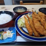 Chikuba Tei - ミックスフライ定食950年