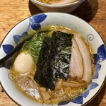 麺ハウス こもれ美 - 塩ラーメン煮卵トッピング